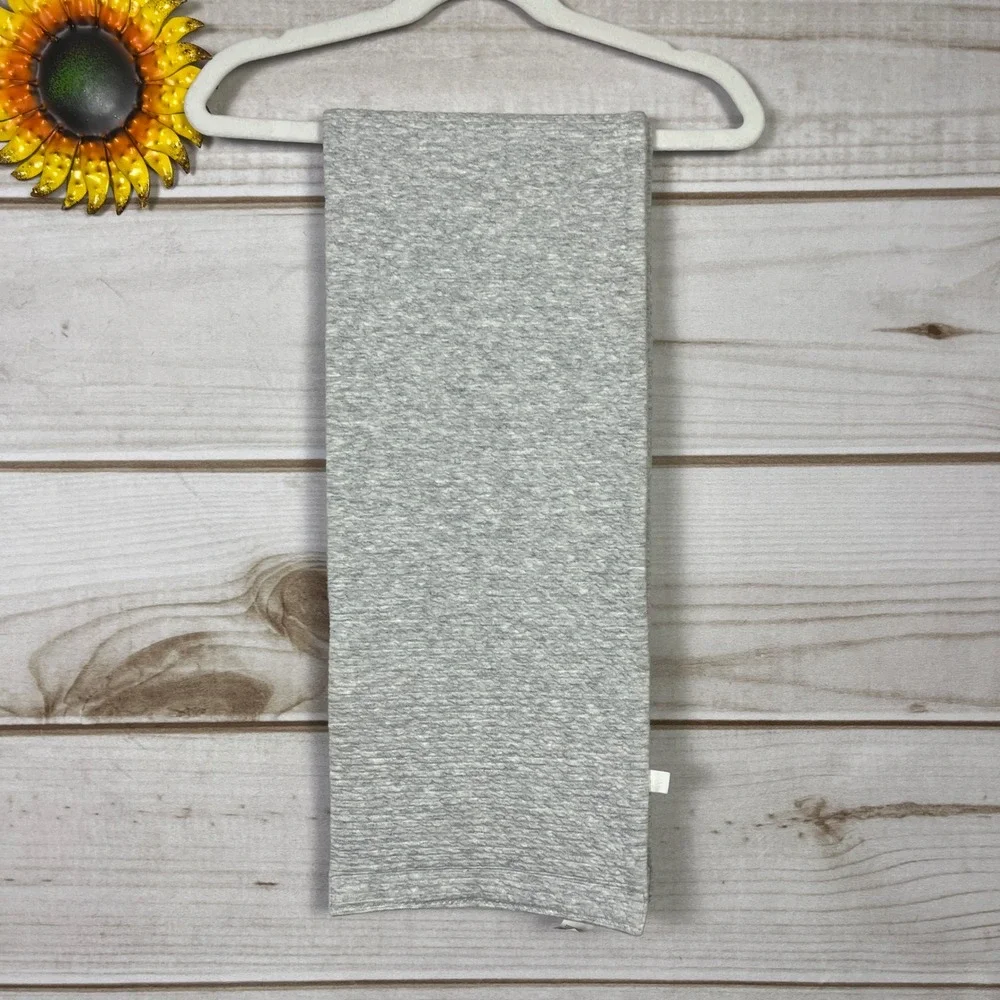 Lululemon Vinyasa Scarf Gray Space Dye Waffle Texture Snap Wrap 62